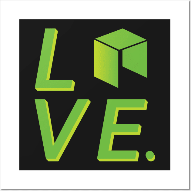 Neo Love Wall Art by mangobanana